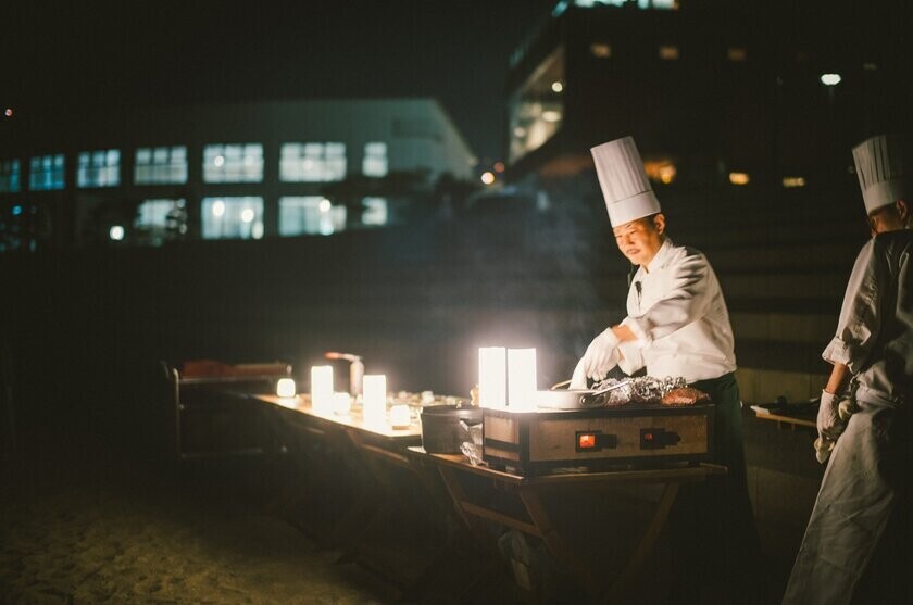 神戸を“まるごと”食べつくす「つながるレストラン‐里海編‐」10月30日(水)に開催！～瀬戸内に望むホテルと砂浜、漁師たちによる神戸、海の味わい～