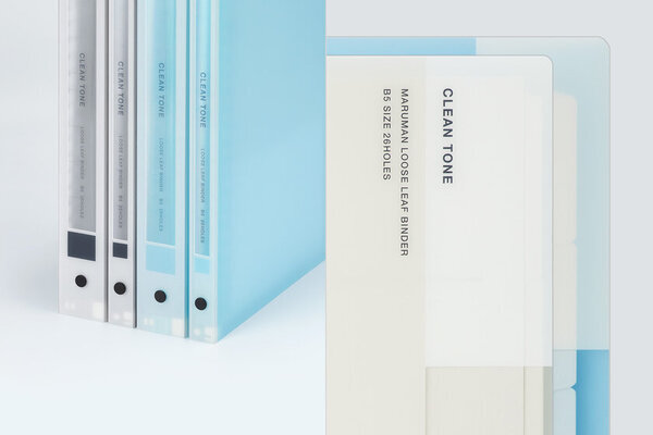 コスパ・タイパに優れたZ世代向けバインダーが登場！ルーズリーフ1パック分が入った「クリーントーン」を発売
