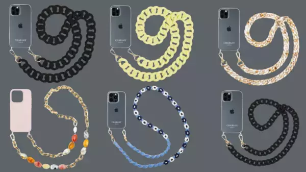 高級感＆実用性を両立したスマホショルダーチェーンが特徴の「CHARLOT Paris」を11月1日に販売開始！