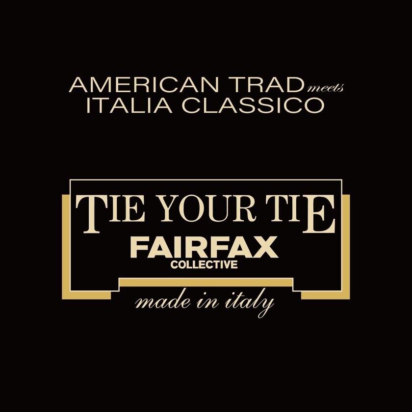 アメリカントラッドの“ネクタイ”をイタリア仕上げに！FAIRFAX×TIE YOUR TIE 初のコラボレート商品　東京・大阪のFAIRFAX直営店にて11月2日から限定販売