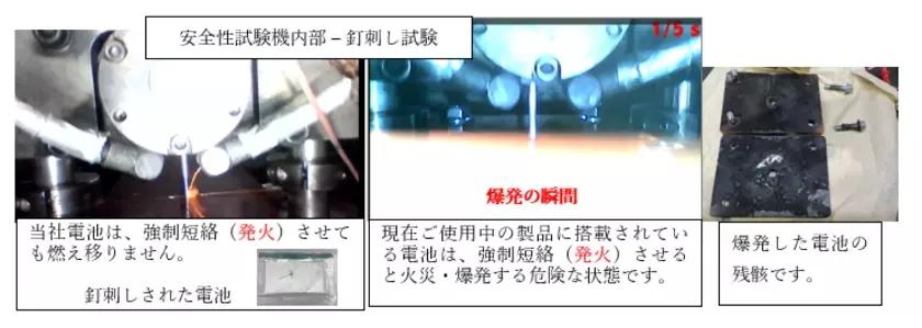 発火(ショート)させても「燃えないリチウムイオン電池(LIB)普及推進事業」支援クラウドファンディングを開始