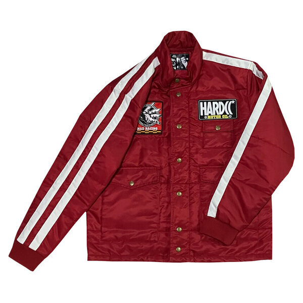 HARDCC"マッド"レーシング ジャケット25「デッド・ブラック」「ブラッド・バーガンディ」2種同時発売！　特別価格にて受注予約受付中！