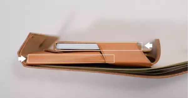 カード10枚を2か所に収納！小さく薄く大容量！こだわりの二折り財布『エンジーマ』をMakuakeにて11月19日(火)に公開！！公開初日に目標金額達成！