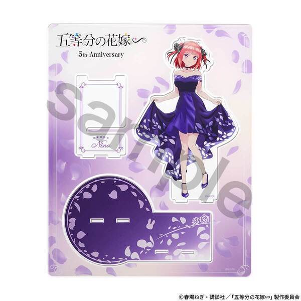 TVアニメシリーズ放送５周年を記念して『五等分の花嫁∽』とセイコーのコラボウオッチが登場！展示用の描き下ろしアクリルスタンド付き