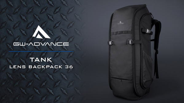 優れた機能性と大容量設計にこだわったカメラバッグ「GW-ADVANCE タンク」シリーズよりバックパック他全6モデル新発売！