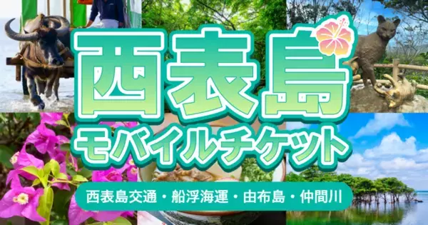 沖縄・西表島内の路線バス・船・観光アクティビティのチケットをモバイルチケットで販売開始