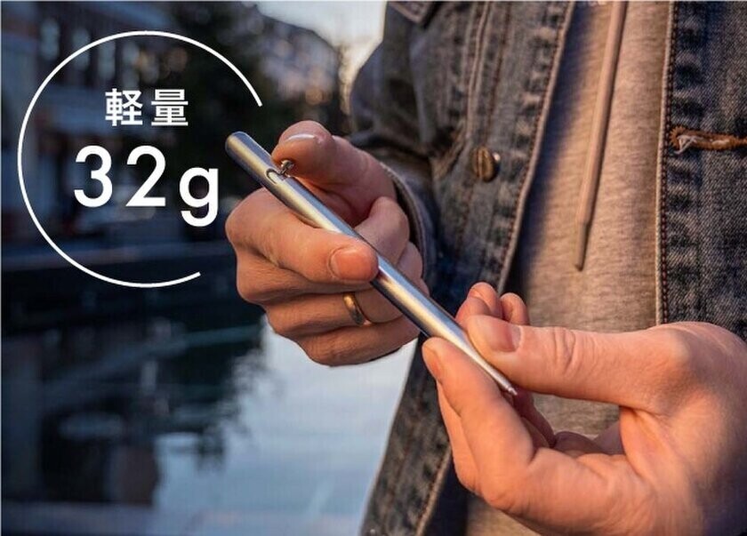 持ちやすいサイズ＆重さのチタンボールペン「Bastion Slim Pen」をAmazon、楽天市場にて販売開始