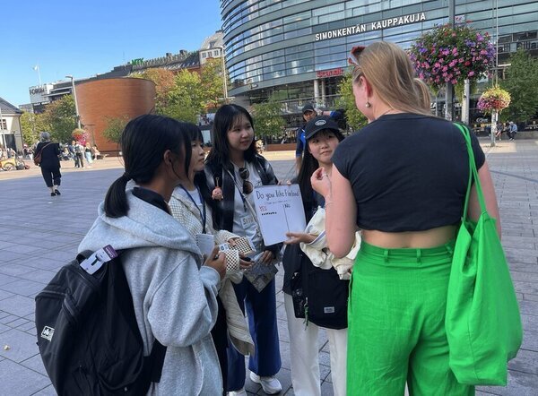 福岡県直方市中学生海外派遣事業「派遣団員報告会」　ユメ二ティのおがたにて12月21日に開催