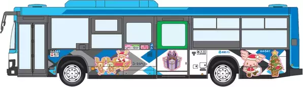 2019年以来5年ぶりに『クリスマスバス』を運行します！～サンタクロースが乗車記念カードを配布します～※特定日限定