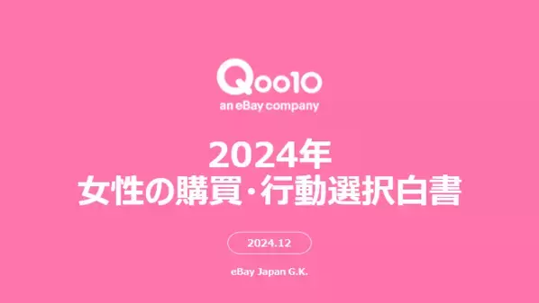 Qoo10「2024年女性の購買・行動選択白書」発表！日々使用するコスメや服の選び方、年末のご褒美の選び方、予算、SNSの活用をはじめ情報発信への考え方が明らかに！