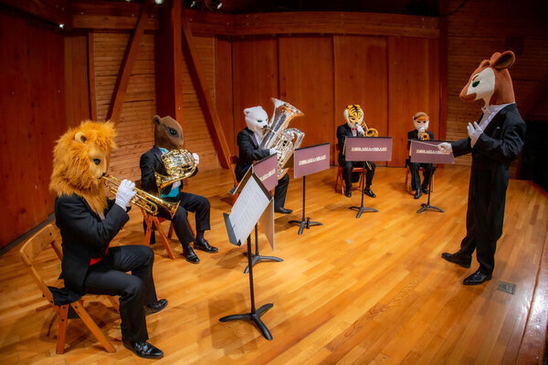 金管五重奏対決を“動物たち”が繰り広げる！「ズーラシアンブラスファンクラブコンサート」をゴールデンウィークに開催