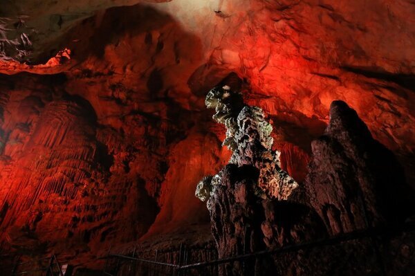 日本最大級の鍾乳洞が幻想的な光と音に包まれる　山口「秋芳洞」で年末年始限定のカラーライトアップイベントを開催！