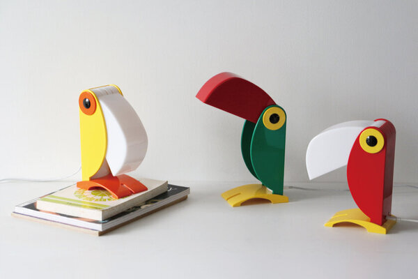 70年代に世界中で人気を博した“熱帯の鳥”モチーフのアイコニックな「ランプ」が現代の機能を搭載し12月19日発売