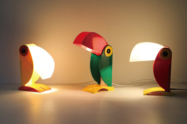 70年代に世界中で人気を博した“熱帯の鳥”モチーフのアイコニックな「ランプ」が現代の機能を搭載し12月19日発売