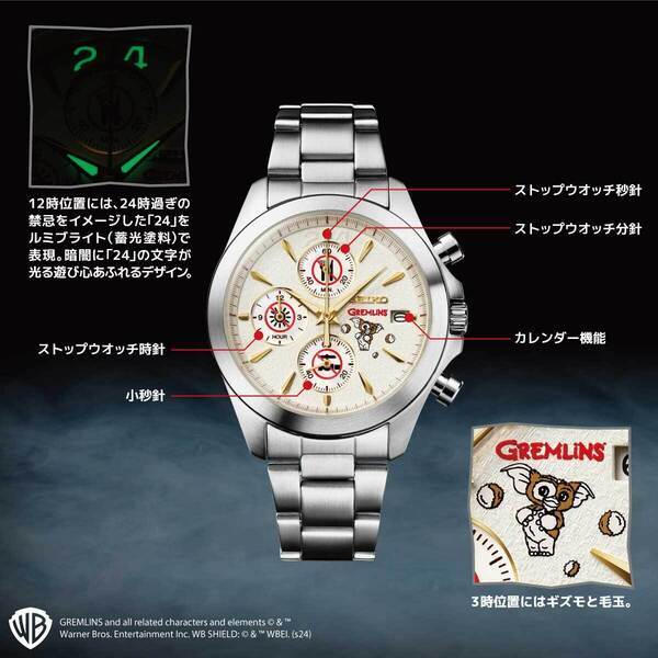 映画『グレムリン』公開40周年を記念したセイコーのコラボウオッチが登場！