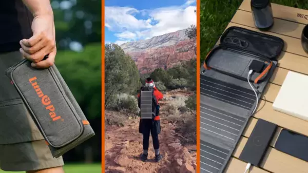 アウトドア・災害時に便利な折り畳み式ソーラーパネル「LUM POCKET」をCAMPFIREにて12/19より販売開始