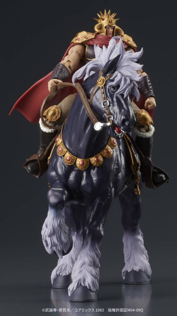 不朽の名作『北斗の拳』より、“ラオウ＆黒王号セット”が約1/24スケールでアクションフィギュア化！2025年3月発売予定