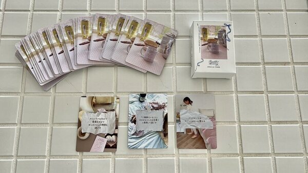 フレンチモロッコスタイルの雑貨屋さんのデザインのオラクルカードとカードグッズを増販！