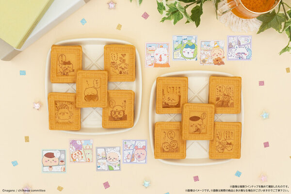 「ちいかわ」のふれ～む型わっふるが新登場！全10種の食べものに関連したイラストをデザイン