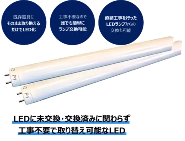 工事不要で誰でも簡単に取り付け可能な「LED照明」の取扱い・販売開始