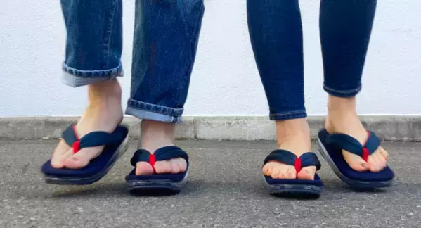 “日本の伝統＆ハイテク技術”を融合した究極の一足が完成！「武州正藍染刺子“エアー雪駄”」改良版-UPDATE2025　1月11日(土)10:00～ Makuakeにて先行販売開始