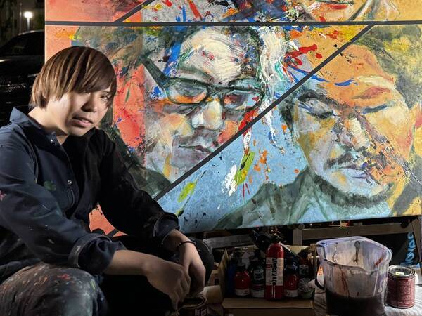 Mリーグクラブチーム「EX風林火山」にて、公式アイテムをaQ-studioの秋山雅貴が制作。選手肖像画複製原画がAmazonで販売開始！