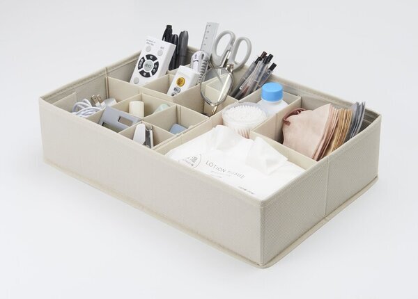 収納のお悩み解決！“動く仕切り”で自由にサイズ変更できる【PataPata仕切りが動く収納ボックス】1月14日販売開始