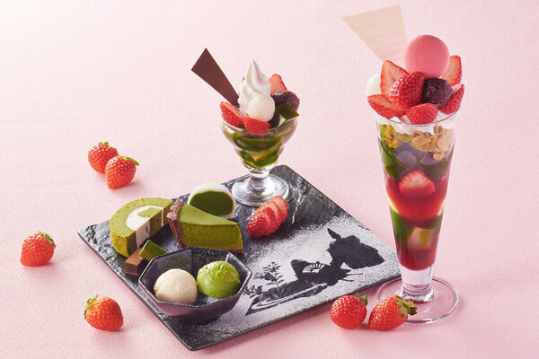 京都・伊藤久右衛門 宇治抹茶×いちごフェア開催！「いちご抹茶パフェ＆スイーツプレート」1月10日提供開始