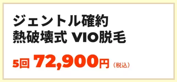 《メンズ医療脱毛の決定版！》「《ジェントルシリーズ確約 熱破壊式 全身医療脱毛コース》」発売のお知らせ