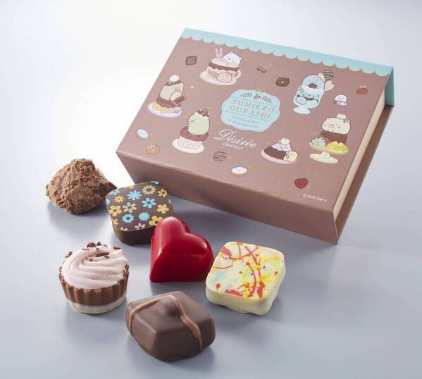 バレンタイン ショコラ コレクション2025「すみっコぐらし」とコラボしたハルカス限定品も登場見ているだけでハッピーなチョコレートやスイーツを全７種ラインナップ