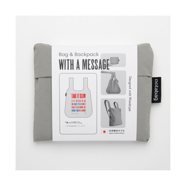 日本限定モデル「Notabag × Letterpress Letters」1/20発売！ドイツのバッグブランドと日本のクリエイティブスタジオがコラボ