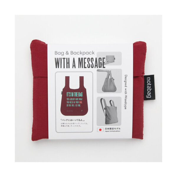 日本限定モデル「Notabag × Letterpress Letters」1/20発売！ドイツのバッグブランドと日本のクリエイティブスタジオがコラボ