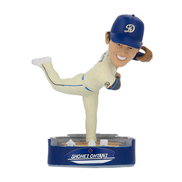 ピッチャー再始動！大谷翔平のドジャース City Connectユニフォームを着たピッチャー版 MLB公式 ボブルヘッドが世界初登場！大谷選手の背番号である「17」にちなんで1月17日に販売開始