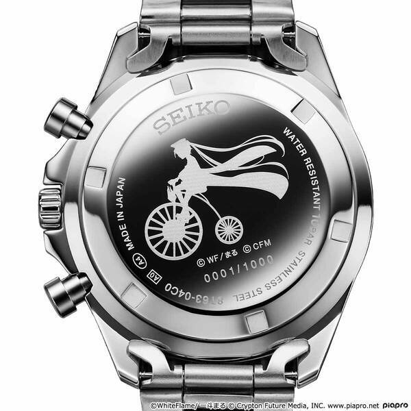 初音ミク『千本桜』の世界観を表現したセイコーコラボの腕時計が登場！格調高い黒塗りのオルゴールボックス付き