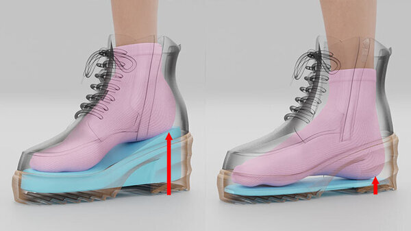 “身長が低く”見えるシューズが誕生！複数の特許を取得、独自技術を駆使した画期的アイテム