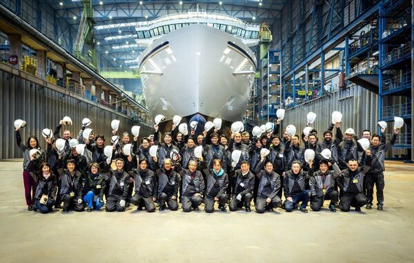 2025年夏就航 新造客船「飛鳥III」1月18日に建造ドックを離れ、進水へ