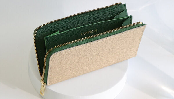 ギリギリサイズなのにお札を快適に出し入れできる！新感覚の「小さい長財布」に春の限定カラーが新登場