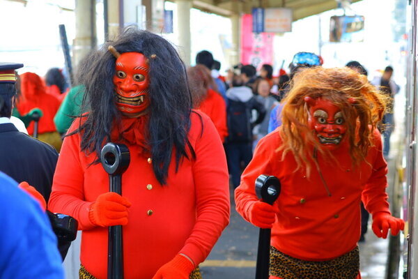 秩父鉄道恒例の節分イベント　2月2日(日)臨時列車「節分豆まきトレイン」運行　駅ホームで豆をまいて邪気を払い、無病息災を祈願
