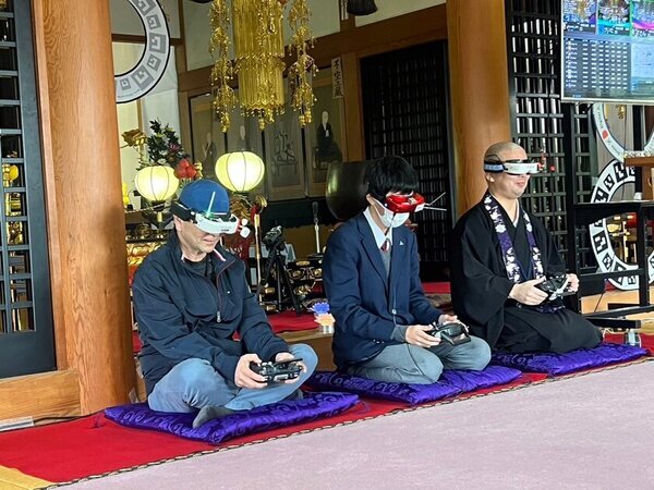 広島県府中市の釈迦院本でドローンレースを3月2日に開催！伝統と最新技術が融合した仏前奉納を行うユニークなイベント
