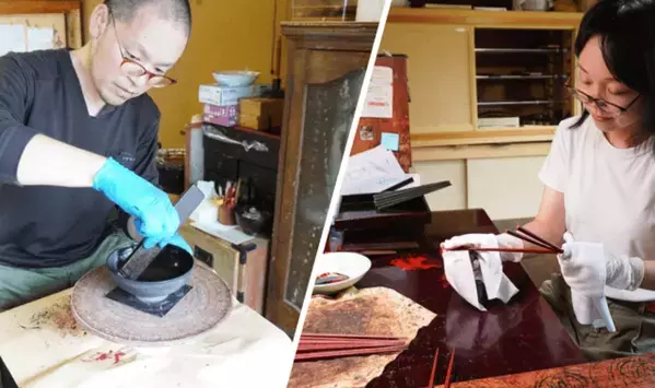 飯椀の重さは卵Lサイズ1個分 約68gで磁器茶碗の約1/3！毎日の家ごはんをおいしくする一生モノの育てる漆器「くらうる」がMakuakeにて先行販売開始