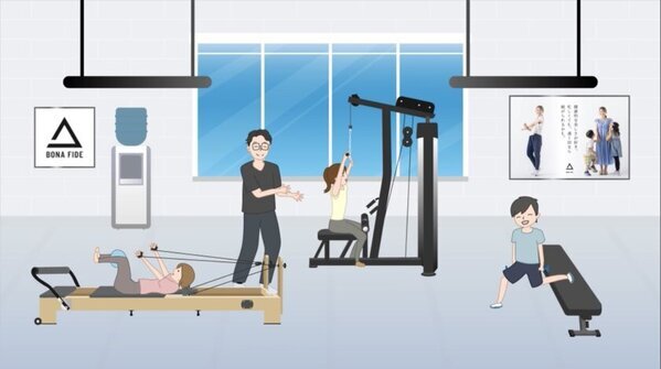 福井市に3店舗を展開しているBONA FIDE(ボナファイドジム)がマシンピラティスを全店舗に導入