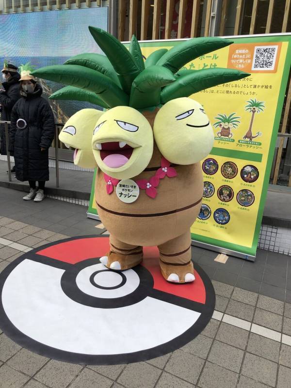 「宮崎だいすきポケモン」ナッシーが2月8日(土)・9日(日)「新宿みやざき館KONNE」に登場　完熟きんかんたまたまナッシーVer.をはじめ、ナッシーコラボ商品を販売します！