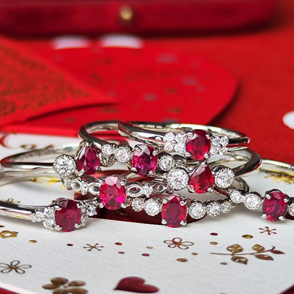 わずか9％しか存在しない非加熱ルビーを使用したバレンタインに贈るリングをMico宝飾店より1/31に発売