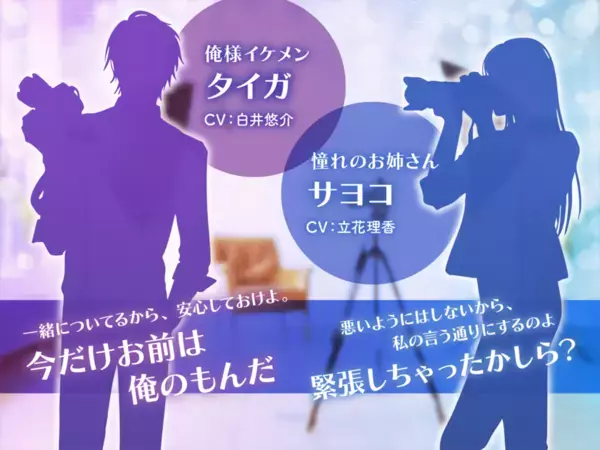 証明写真機ID VOX　「カメラマンと恋する証明写真」3/1開始　人気声優 白井 悠介さん、立花 理香さんのボイスで撮影