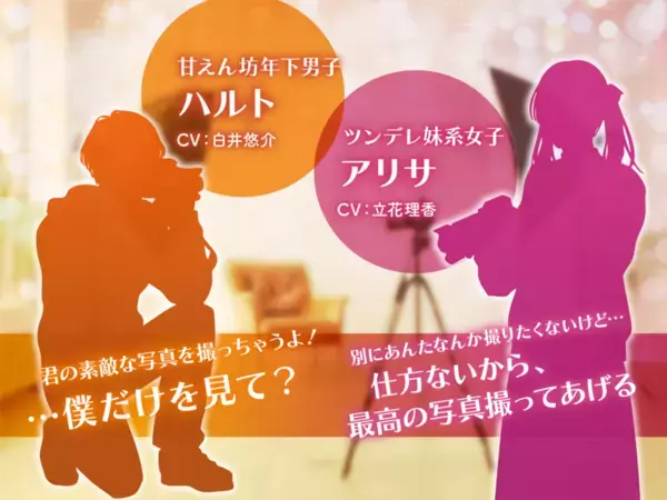 証明写真機ID VOX　「カメラマンと恋する証明写真」3/1開始　人気声優 白井 悠介さん、立花 理香さんのボイスで撮影
