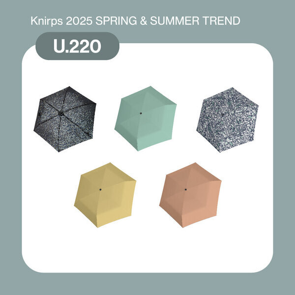 『2025年春の新作』3月3日より販売開始　ドイツの傘ブランド Knirps(クニルプス)から