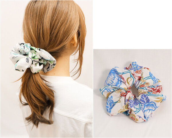 かりゆしウェアブランド「MAJUN OKINAWA」発　アップサイクル素材を使用したシュシュやヘアバンド2/7発売