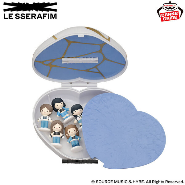 LE SSERAFIMのドールフィギュアがバンプレストブランドから初登場!!LE SSERAFIM 2nd Mini Album ‘ANTIFRAGILE’をデザインしたコンパクトとセットで登場