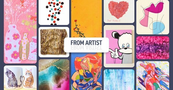 一点もののアートが勢揃い！「FROM ARTIST」が“バレンタインセール”を2月1日(土)より開催　～日本全国のアーティストから好きな作品が見つかる～