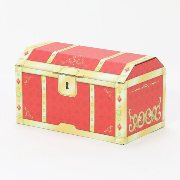 ＜プレゼントは“箱”から＞お子さまやお孫さまへの贈りものにおすすめ！宝箱型ダンボールにアソートセットが新登場